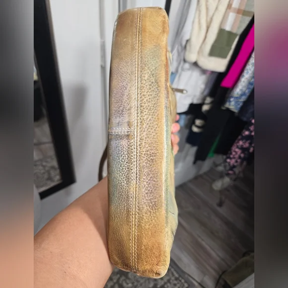 Anuschka hand painted leather handbags Hobo V Shaped - Picture 8 of 14